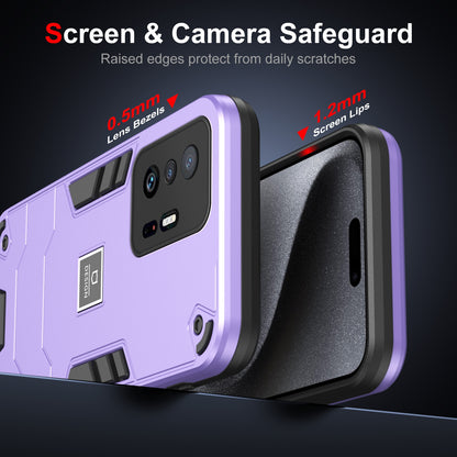 Xiaomi Mi 11T 2 in 1 Shockproof Phone Case, Rugged TPU+PC, Oil-Proof & Fingerprint Resistant, with Magnet-Ready