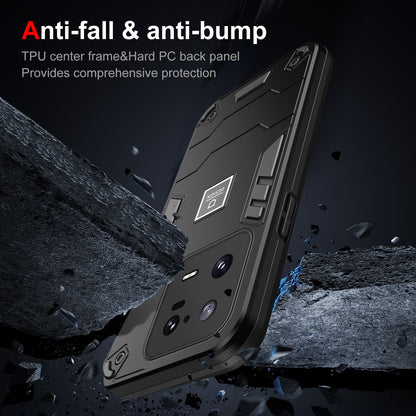 Xiaomi 13 Pro 2 in 1 Shockproof Phone Case, Rugged TPU+PC, Oil-Proof & Fingerprint Resistant, with Magnet-Ready