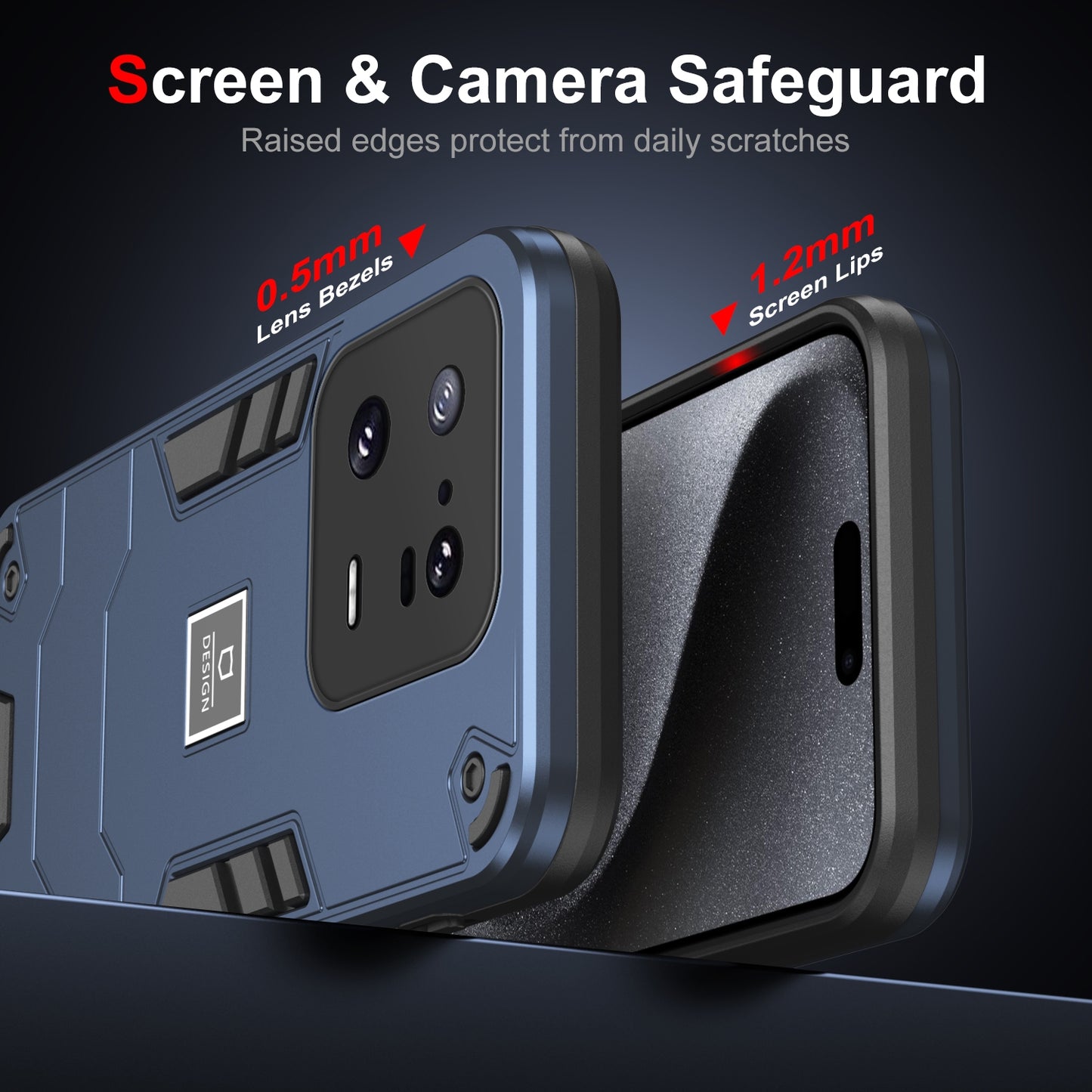 Xiaomi 13 Pro 2 in 1 Shockproof Phone Case, Rugged TPU+PC, Oil-Proof & Fingerprint Resistant, with Magnet-Ready