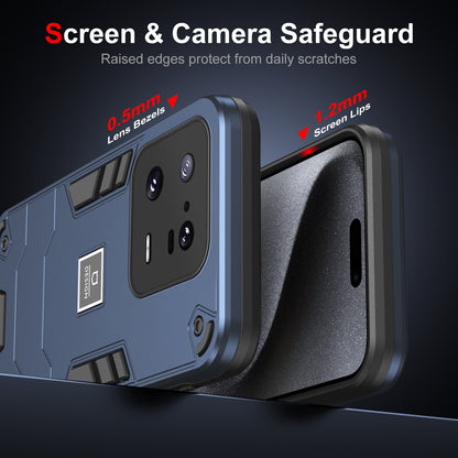 Xiaomi 13 Pro 2 in 1 Shockproof Phone Case, Rugged TPU+PC, Oil-Proof & Fingerprint Resistant, with Magnet-Ready