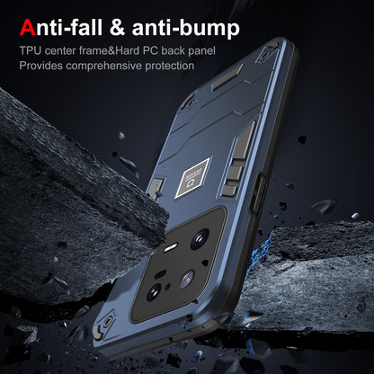 Xiaomi 13 Pro 2 in 1 Shockproof Phone Case, Rugged TPU+PC, Oil-Proof & Fingerprint Resistant, with Magnet-Ready
