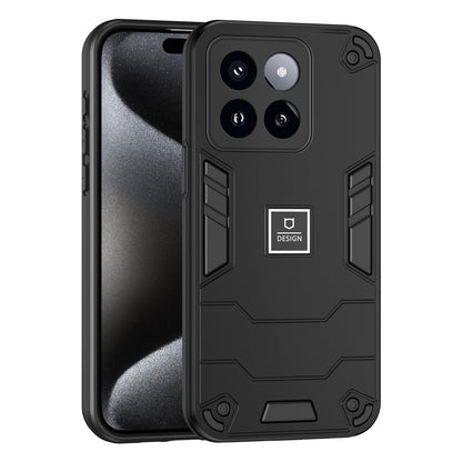 Xiaomi 14 Pro 2 in 1 Shockproof Phone Case, Rugged TPU+PC, Oil-Proof & Fingerprint Resistant, with Magnet-Ready
