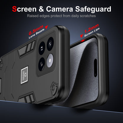 Xiaomi 14 Pro 2 in 1 Shockproof Phone Case, Rugged TPU+PC, Oil-Proof & Fingerprint Resistant, with Magnet-Ready