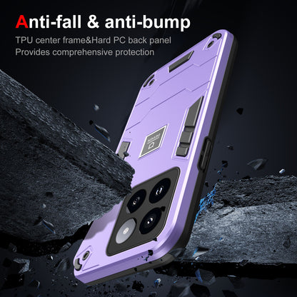 Xiaomi 14 Pro 2 in 1 Shockproof Phone Case, Rugged TPU+PC, Oil-Proof & Fingerprint Resistant, with Magnet-Ready