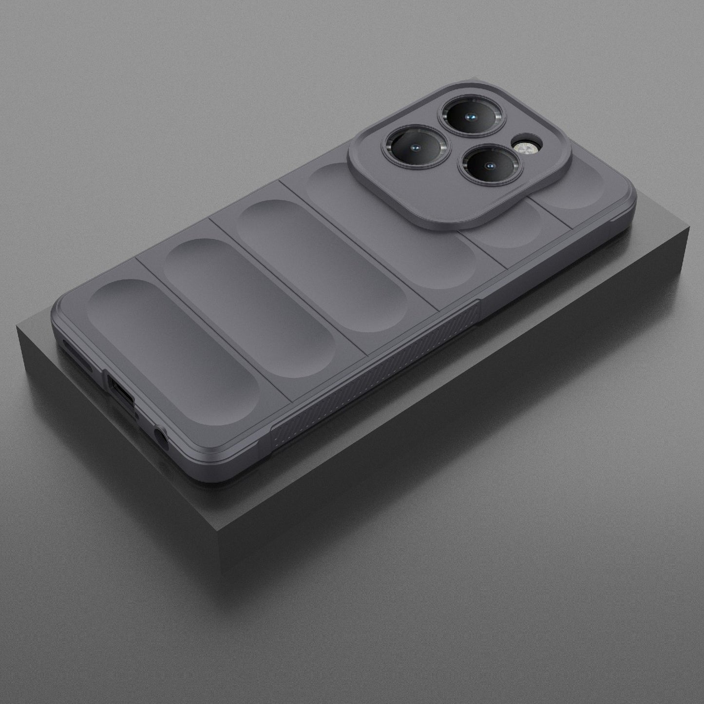 Infinix Hot Hot 40 Shock Absorbent Magic Shield TPU + Flannel Phone Case, Featuring Ridged Drop Protection, Bright Colours & Easy Access