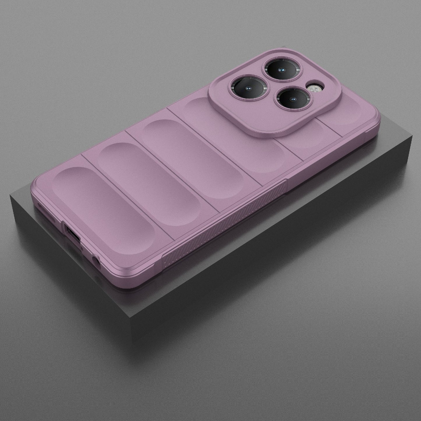 Infinix Hot Hot 40 Shock Absorbent Magic Shield TPU + Flannel Phone Case, Featuring Ridged Drop Protection, Bright Colours & Easy Access