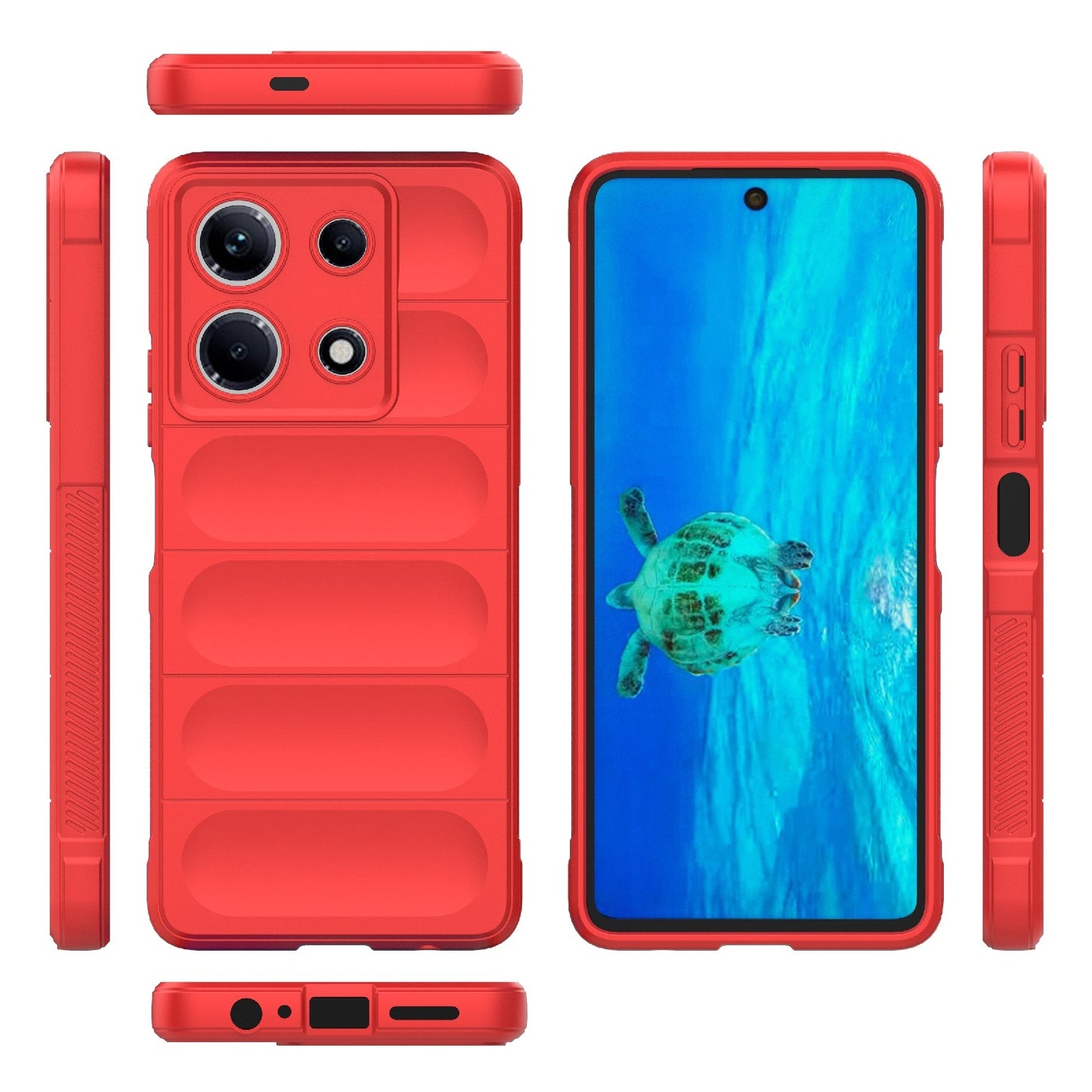 Infinix Note 30 4G Shock Absorbent Magic Shield TPU + Flannel Phone Case, Featuring Ridged Drop Protection, Bright Colours & Easy Access