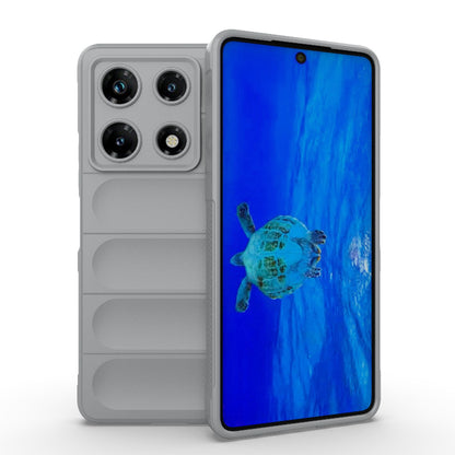 Infinix Note 30 Pro X6788 Shock Absorbent Magic Shield TPU + Flannel Phone Case, Featuring Ridged Drop Protection, Bright Colours & Easy Access