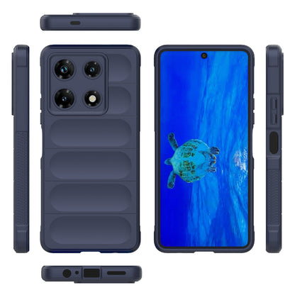 Infinix Note 30 Pro X6788 Shock Absorbent Magic Shield TPU + Flannel Phone Case, Featuring Ridged Drop Protection, Bright Colours & Easy Access