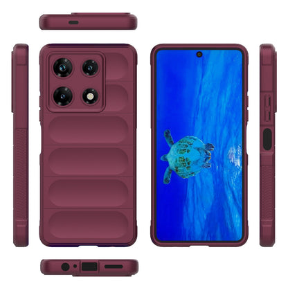 Infinix Note 30 Pro X6788 Shock Absorbent Magic Shield TPU + Flannel Phone Case, Featuring Ridged Drop Protection, Bright Colours & Easy Access