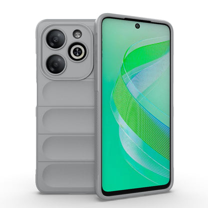 Infinix Smart 8 Shock Absorbent Magic Shield TPU + Flannel Phone Case, Featuring Ridged Drop Protection, Bright Colours & Easy Access