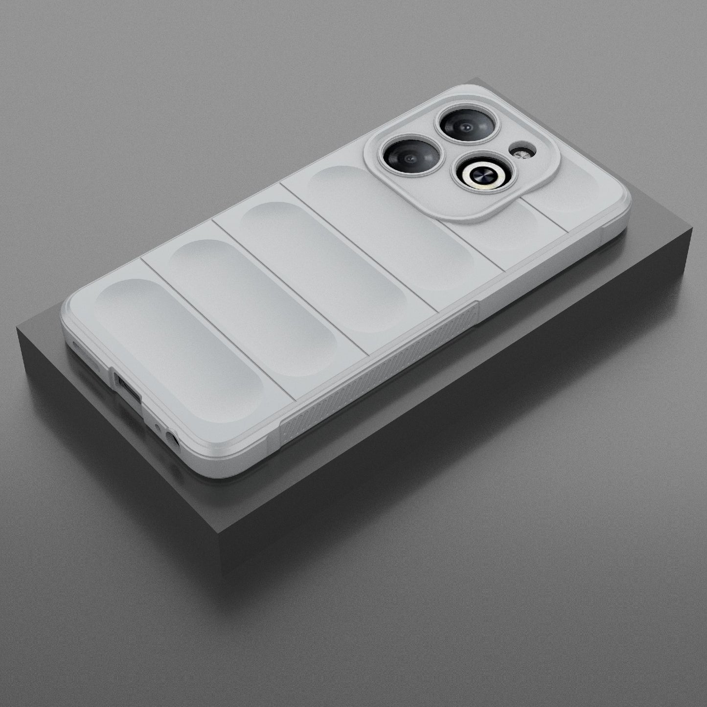 Infinix Smart 8 Shock Absorbent Magic Shield TPU + Flannel Phone Case, Featuring Ridged Drop Protection, Bright Colours & Easy Access