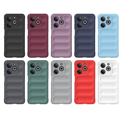 Infinix Smart 8 Shock Absorbent Magic Shield TPU + Flannel Phone Case, Featuring Ridged Drop Protection, Bright Colours & Easy Access