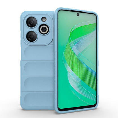 Infinix Smart 8 Shock Absorbent Magic Shield TPU + Flannel Phone Case, Featuring Ridged Drop Protection, Bright Colours & Easy Access