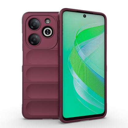 Infinix Smart 8 Shock Absorbent Magic Shield TPU + Flannel Phone Case, Featuring Ridged Drop Protection, Bright Colours & Easy Access