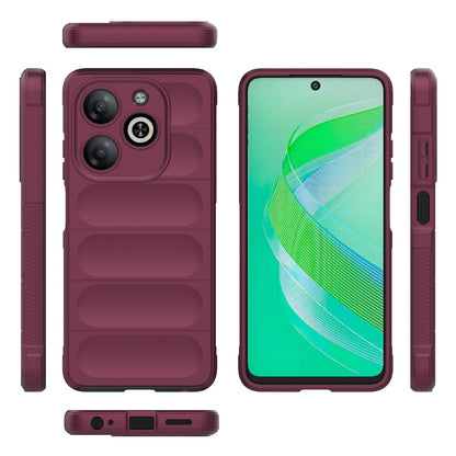 Infinix Smart 8 Shock Absorbent Magic Shield TPU + Flannel Phone Case, Featuring Ridged Drop Protection, Bright Colours & Easy Access