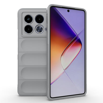 Infinix Note 40 5G India Shock Absorbent Magic Shield TPU + Flannel Phone Case, Featuring Ridged Drop Protection, Bright Colours & Easy Access