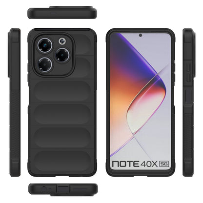 Infinix Note 40X 5G Global Shock Absorbent Magic Shield TPU + Flannel Phone Case, Featuring Ridged Drop Protection, Bright Colours & Easy Access