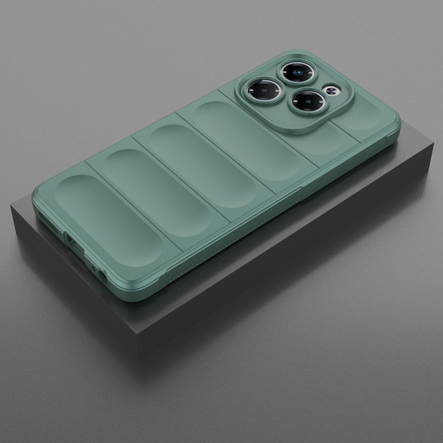 Infinix Note 40X 5G Global Shock Absorbent Magic Shield TPU + Flannel Phone Case, Featuring Ridged Drop Protection, Bright Colours & Easy Access