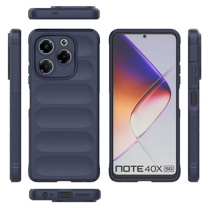 Infinix Note 40X 5G Global Shock Absorbent Magic Shield TPU + Flannel Phone Case, Featuring Ridged Drop Protection, Bright Colours & Easy Access