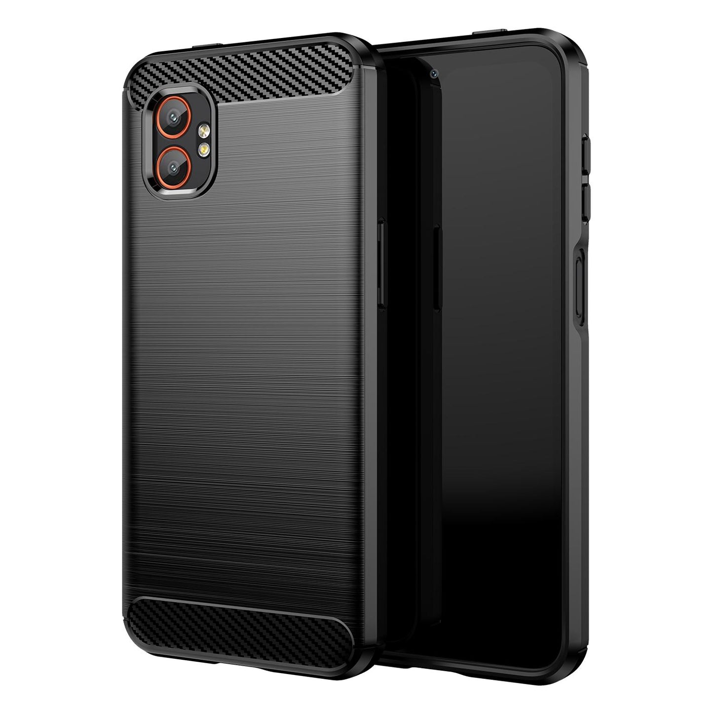 Samsung Galaxy Xcover 7 Pro Carbon Fibre Brushed Texture TPU Protective Phone Case Shockproof Slim Cover