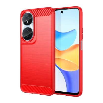 Honor 90 Smart Carbon Fibre Brushed Texture TPU Protective Phone Case Shockproof Slim Cover