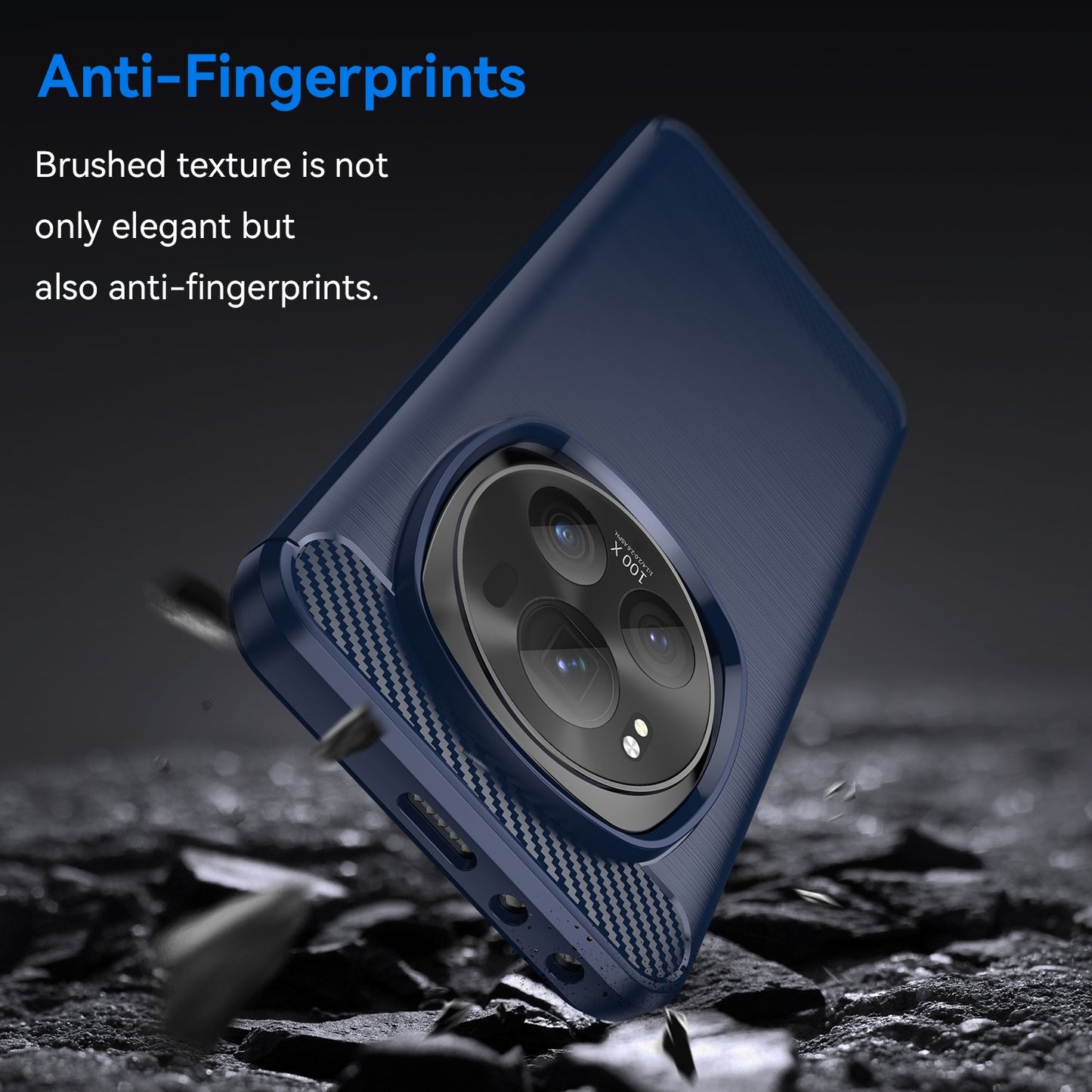 Honor Magic 6 Pro Carbon Fiber Brushed Texture TPU Protective Phone Case Shockproof Slim Cover