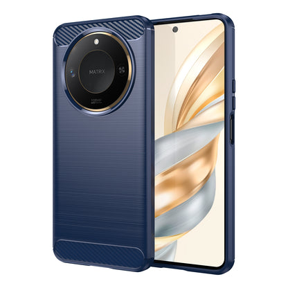 Honor X60 Carbon Fibre Brushed Texture TPU Protective Phone Case Shockproof Slim Cover