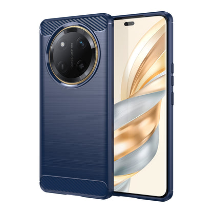 Honor X60 Pro Carbon Fibre Brushed Texture TPU Protective Phone Case Shockproof Slim Cover