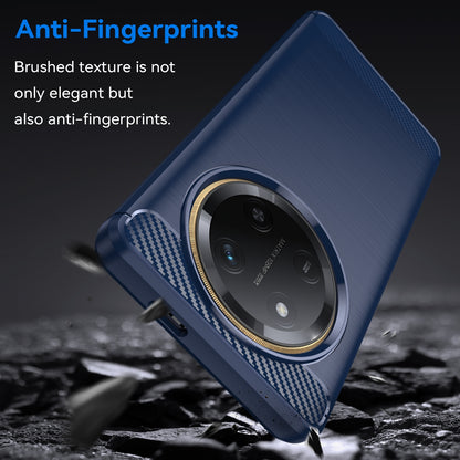 Honor X60 Pro Carbon Fibre Brushed Texture TPU Protective Phone Case Shockproof Slim Cover