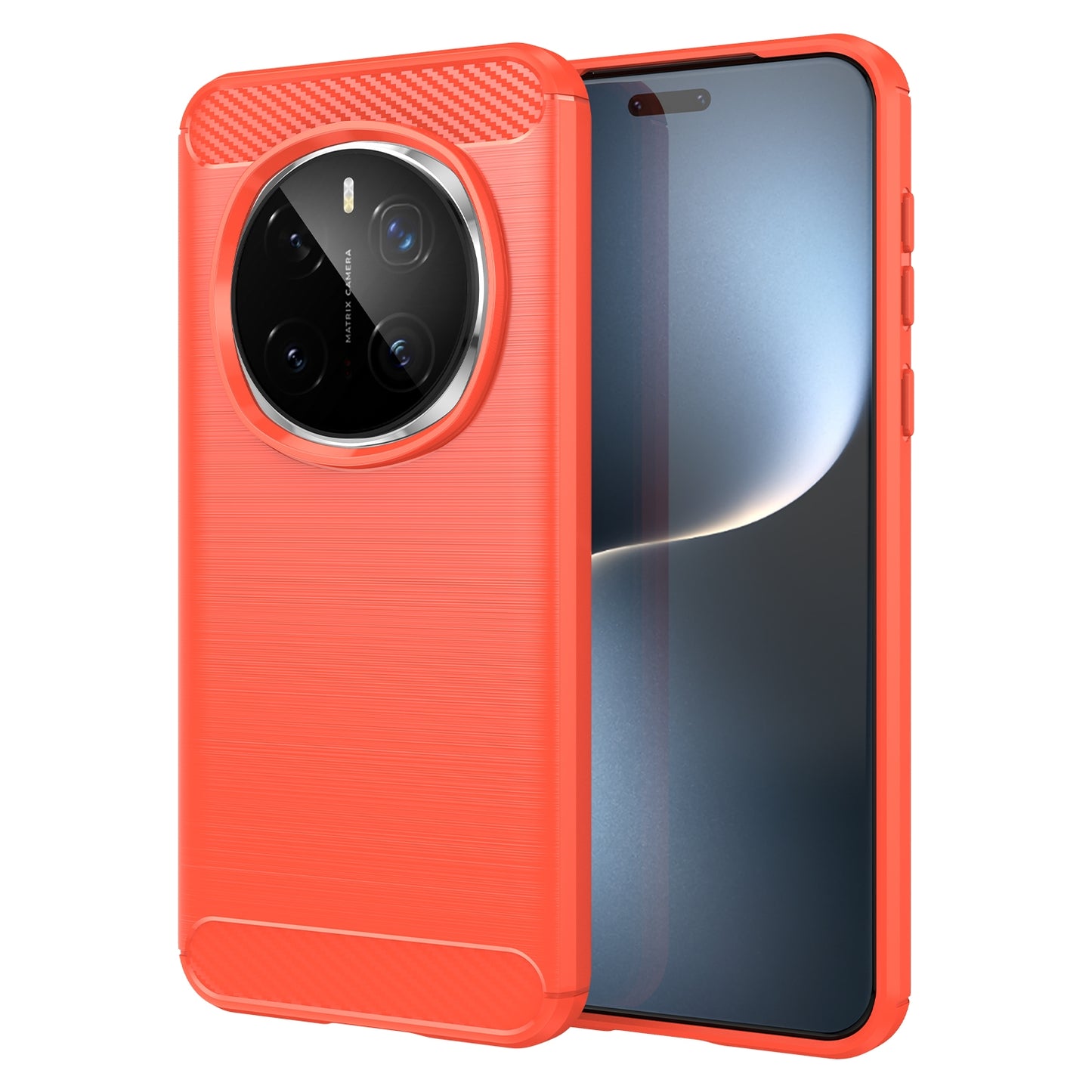 Honor Magic7 Pro Carbon Fibre Brushed Texture TPU Protective Phone Case Shockproof Slim Cover