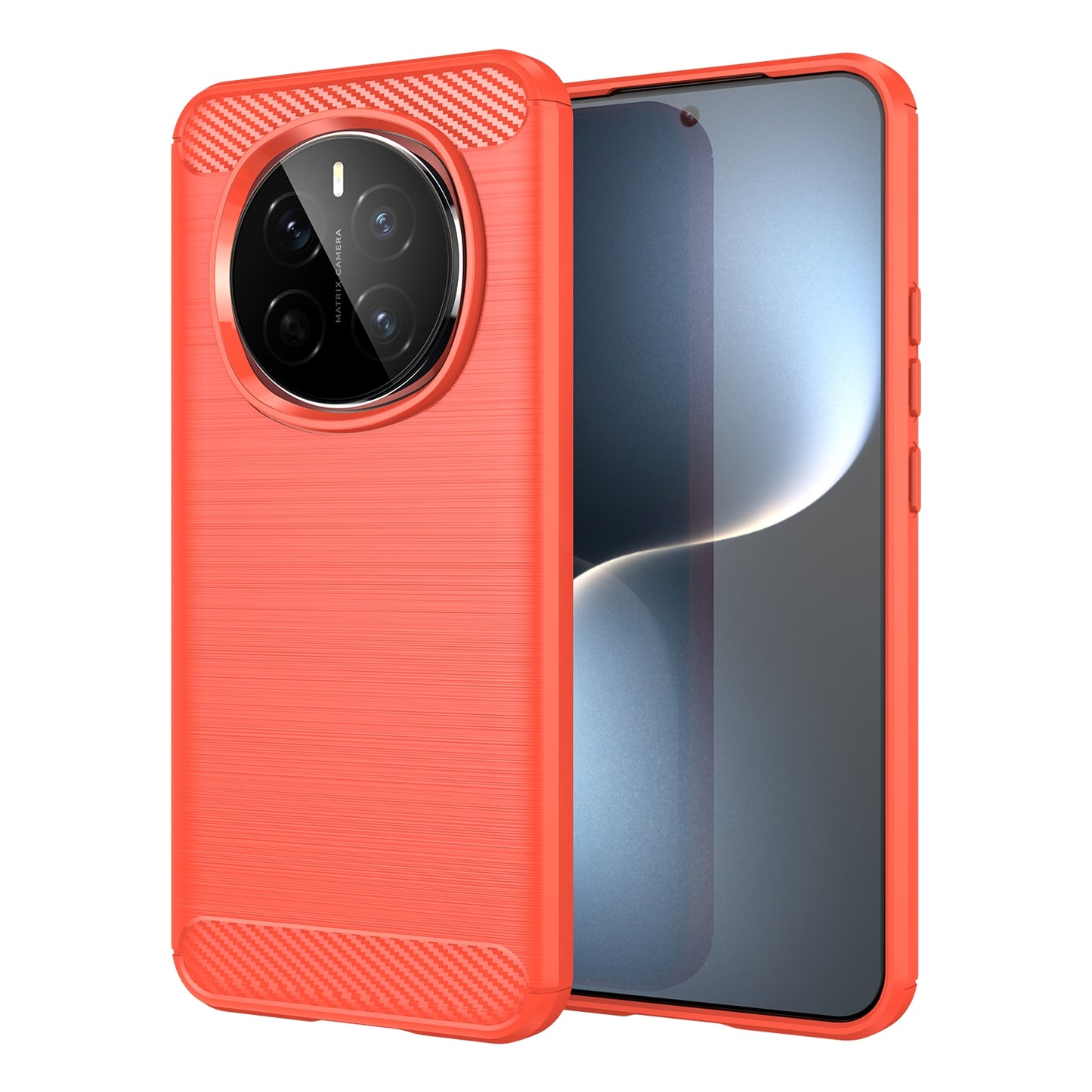 Honor Magic7 Carbon Fibre Brushed Texture TPU Protective Phone Case Shockproof Slim Cover
