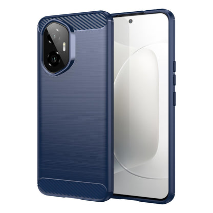 Honor 300 Carbon Fibre Brushed Texture TPU Protective Phone Case Shockproof Slim Cover