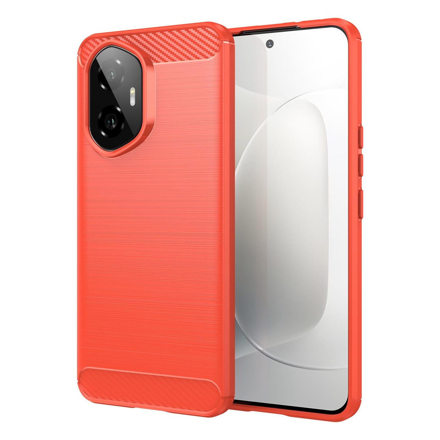 Honor 300 Carbon Fibre Brushed Texture TPU Protective Phone Case Shockproof Slim Cover
