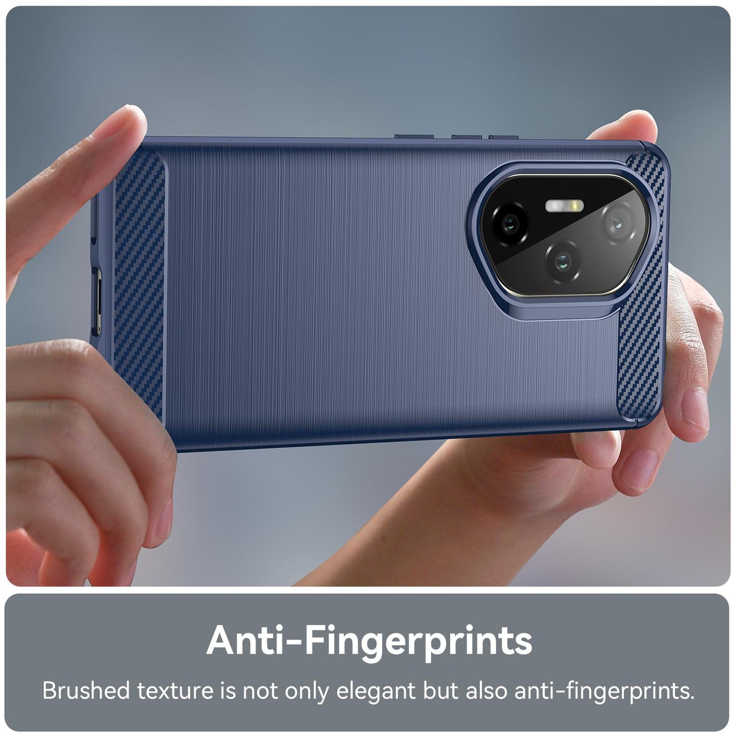 Honor 300 Pro Carbon Fiber Brushed Texture TPU Protective Phone Case Shockproof Slim Cover