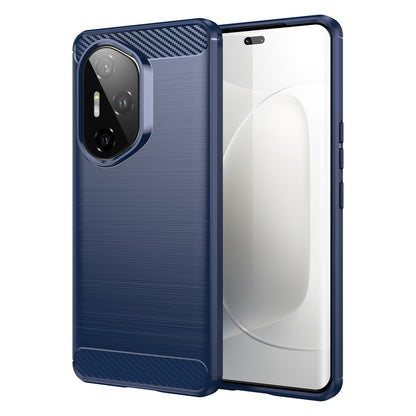 Honor 300 Ultra Carbon Fibre Brushed Texture TPU Protective Phone Case Shockproof Slim Cover