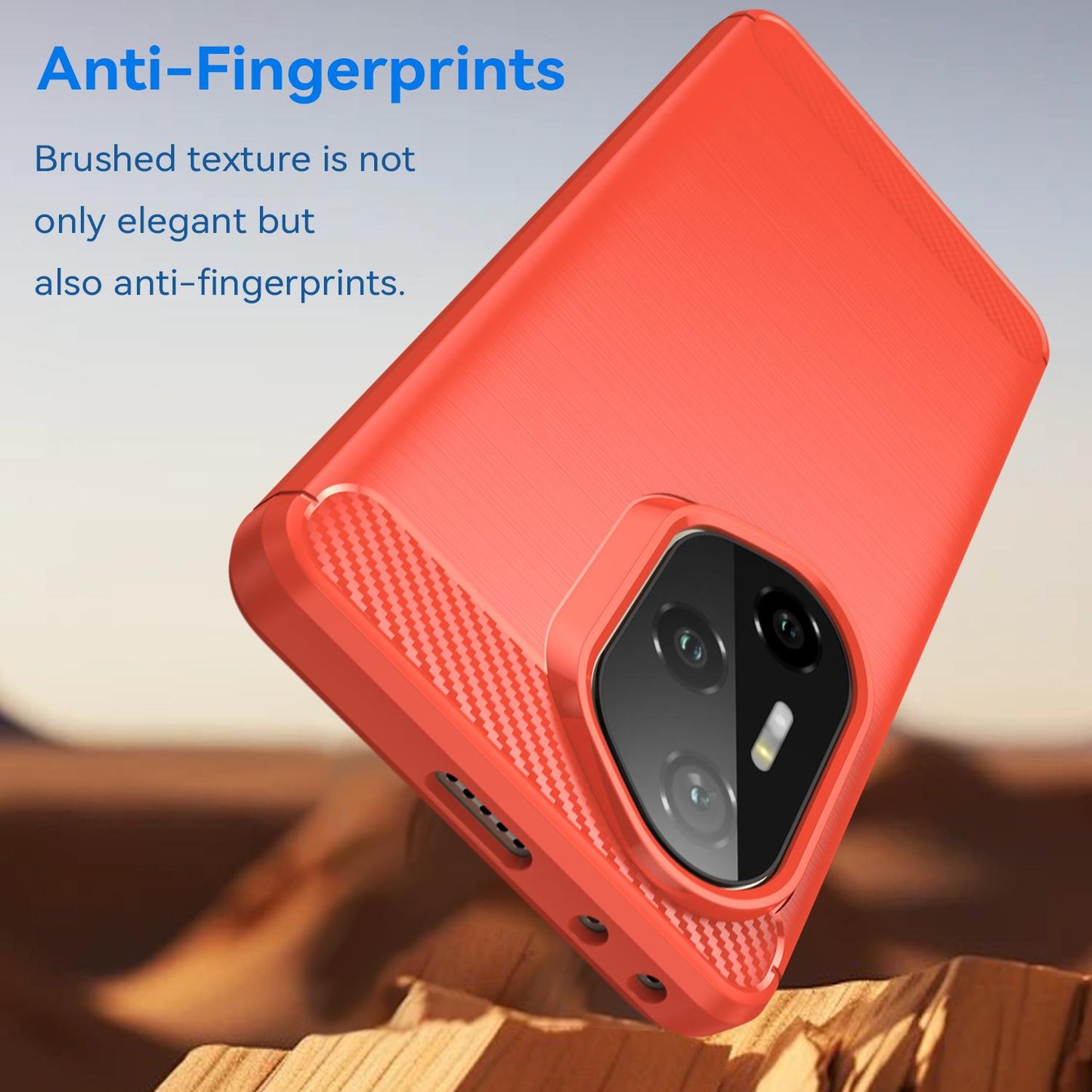 Honor 300 Ultra Carbon Fiber Brushed Texture TPU Protective Phone Case Shockproof Slim Cover