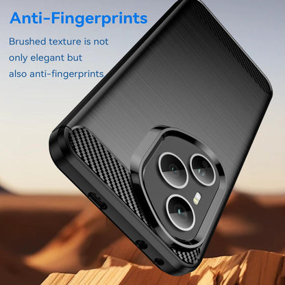 Honor 400 Pro Global 160.8mm Carbon Fibre Brushed Texture TPU Protective Phone Case Shockproof Slim Cover