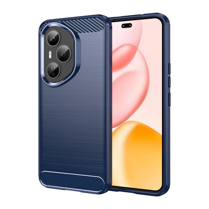 Honor 400 Pro Global 160.8mm Carbon Fibre Brushed Texture TPU Protective Phone Case Shockproof Slim Cover