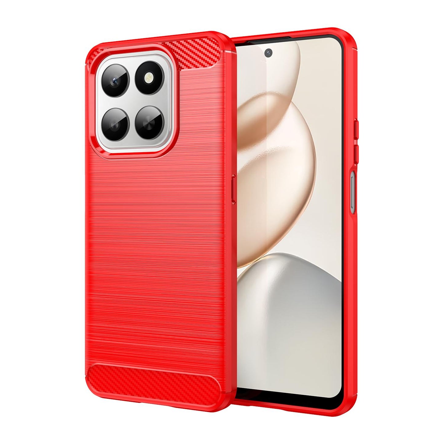 Honor 400 Smart 5G Carbon Fibre Brushed Texture TPU Protective Phone Case Shockproof Slim Cover