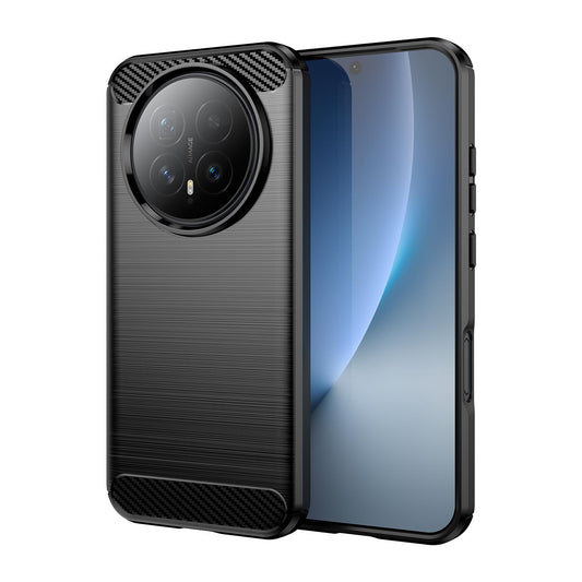 Honor Magic8 Carbon Fiber Brushed Texture TPU Protective Phone Case Shockproof Slim Cover