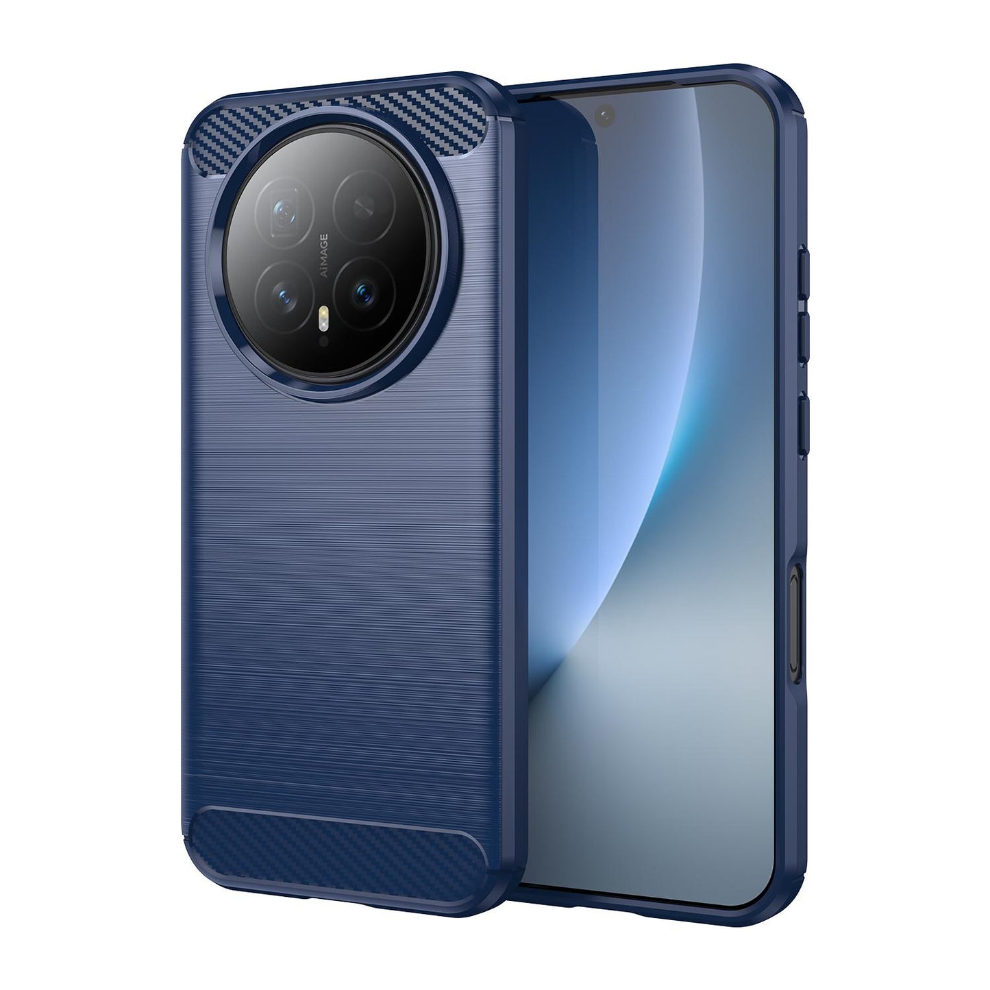 Honor Magic8 Carbon Fibre Brushed Texture TPU Protective Phone Case Shockproof Slim Cover