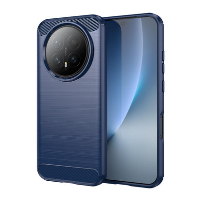 Honor Magic8 Carbon Fiber Brushed Texture TPU Protective Phone Case Shockproof Slim Cover