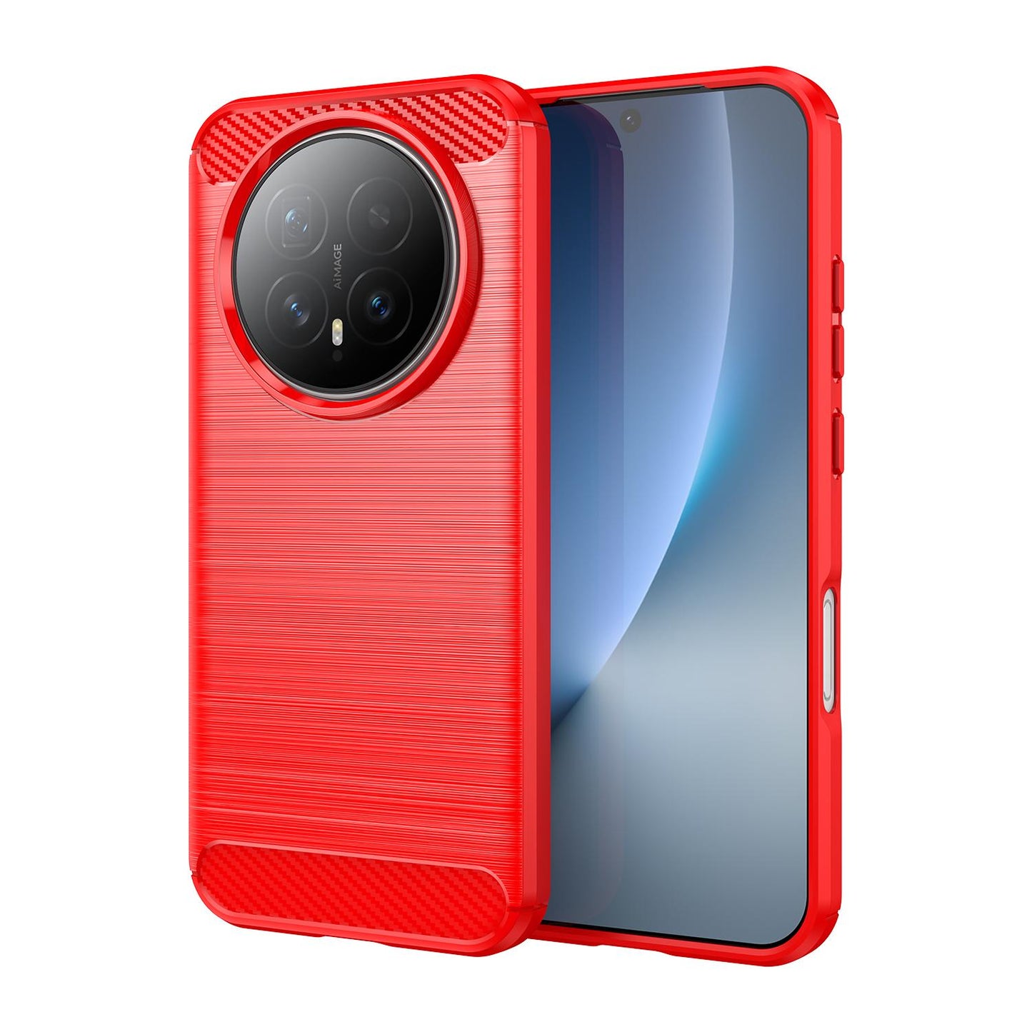 Honor Magic8 Carbon Fibre Brushed Texture TPU Protective Phone Case Shockproof Slim Cover