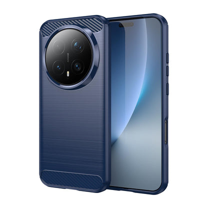Honor Magic8 Pro Carbon Fibre Brushed Texture TPU Protective Phone Case Shockproof Slim Cover