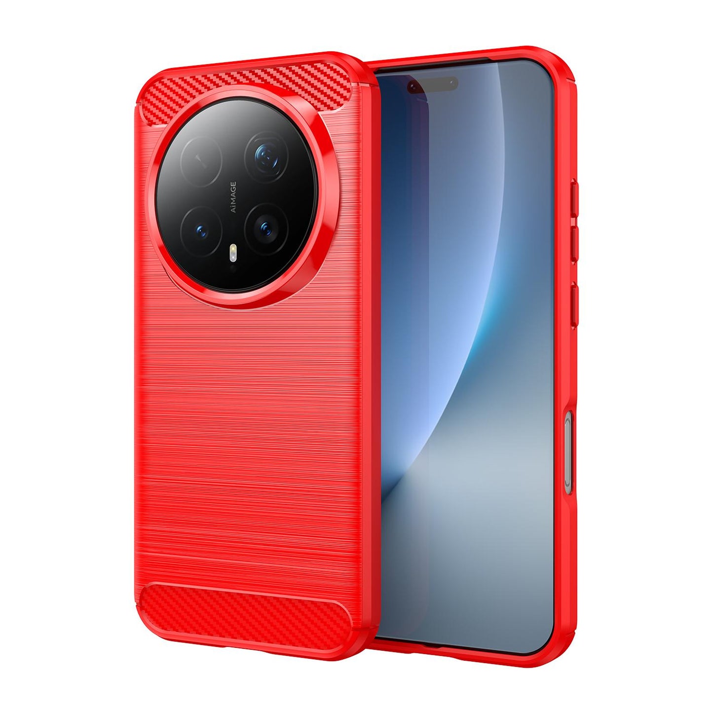 Honor Magic8 Pro Carbon Fibre Brushed Texture TPU Protective Phone Case Shockproof Slim Cover
