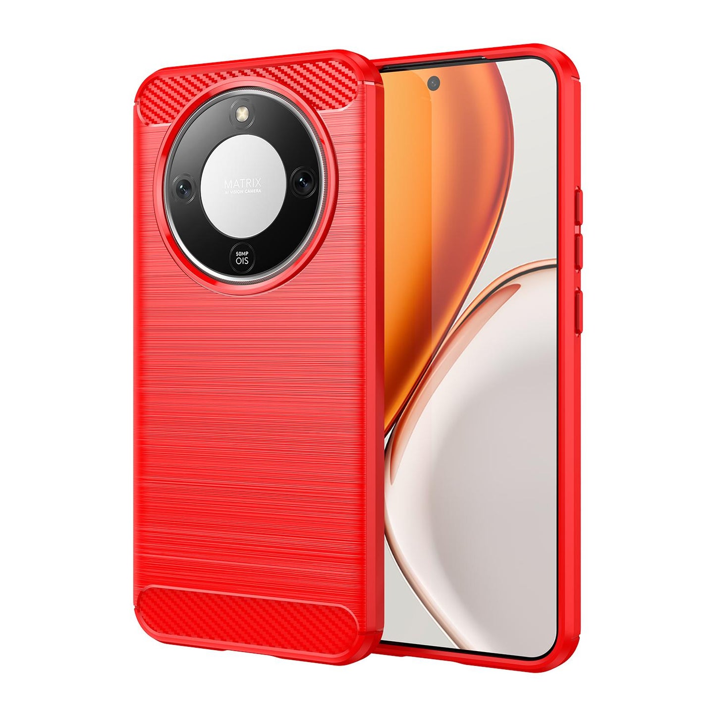 Honor X9d 5G Carbon Fibre Brushed Texture TPU Protective Phone Case Shockproof Slim Cover