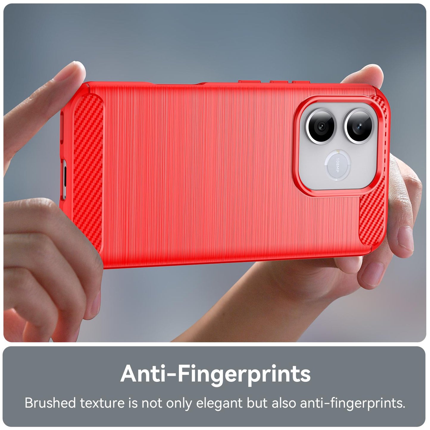 Honor 600 Lite Global Carbon Fibre Brushed Texture TPU Protective Phone Case Shockproof Slim Cover