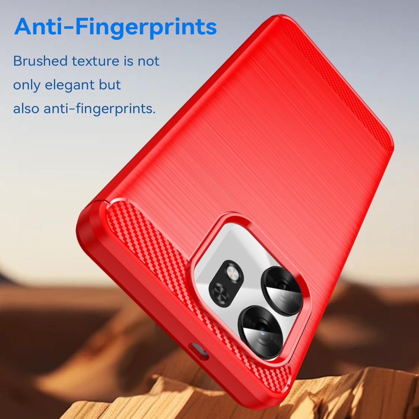Honor Play 60A 5G Carbon Fiber Brushed Texture TPU Protective Phone Case Shockproof Slim Cover