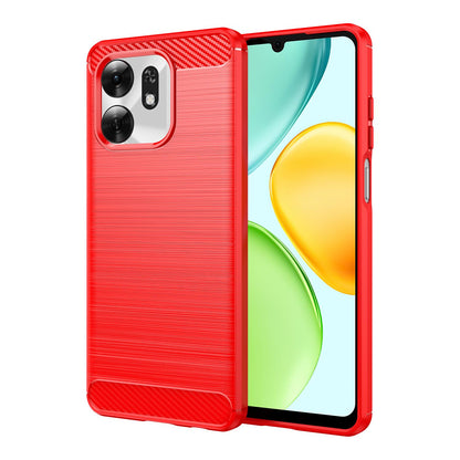 Honor Play10A 4G Carbon Fiber Brushed Texture TPU Protective Phone Case Shockproof Slim Cover